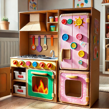 Cómo Crear una Cocina de Juguete Casera con Tus Hijos: Una Actividad Divertida y Educativa