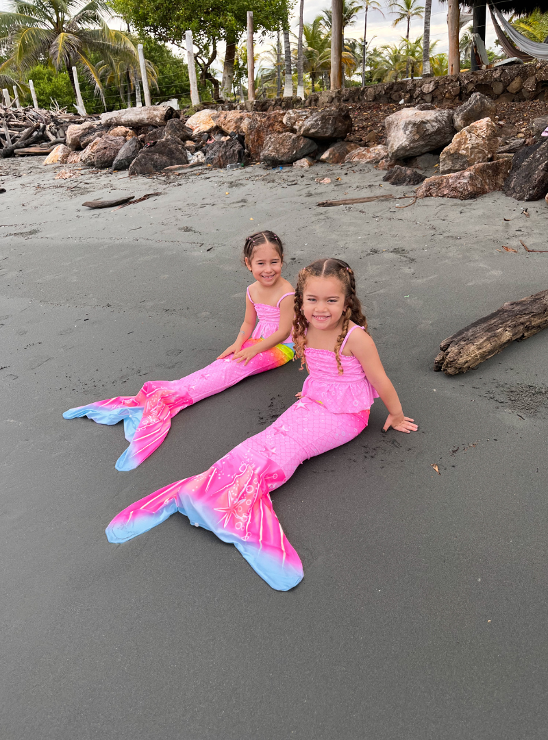 Vestido de Baño Para Niñas con Cola de Sirena – Kids Decor Colombia