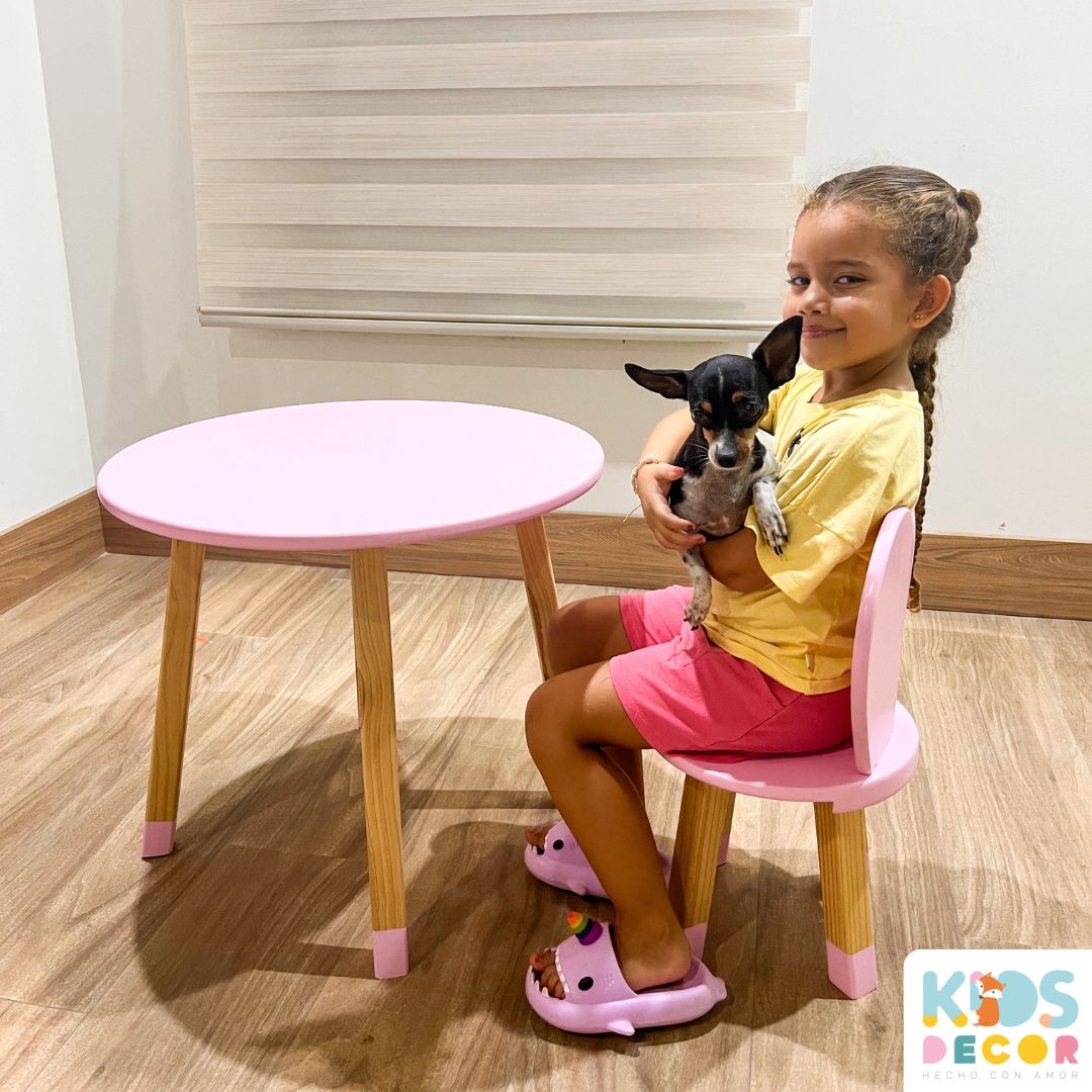 Mesa Redonda Infantil - Kids Decor Colombia