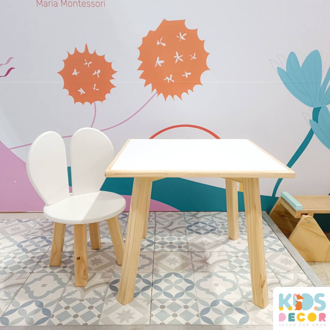 Mesa Cuadrada Infantil - Kids Decor Colombia