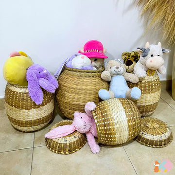 Canastos en Tejido Natural - Kids Decor Colombia