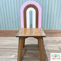 Silla Arcoiris en Pino - Kids Decor Colombia