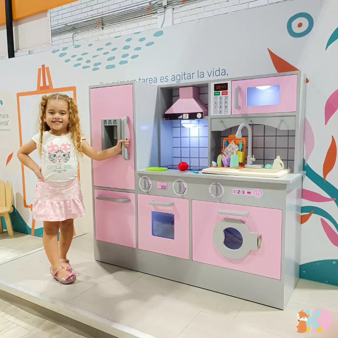 Cocina Infantil Mariana con Nevera – Kids Decor Colombia