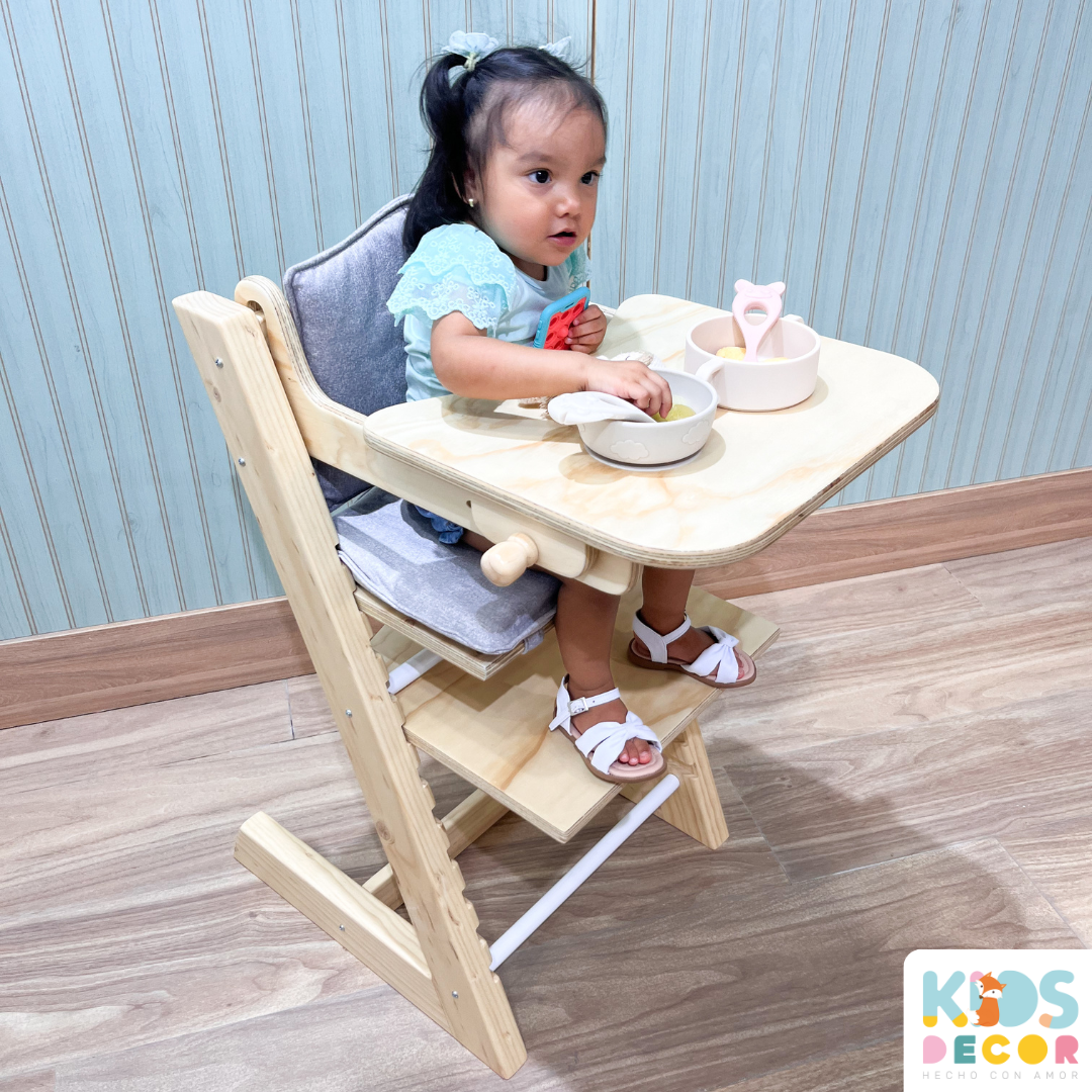 Silla Comedor Evolutiva para Bebés y Niños Ajustable en Altura