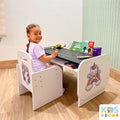 Set Escritorio y Silla Infantil CreceConmigo - Temática Unicornio - Kids Decor Colombia