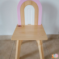 Silla Arcoiris en Pino - Kids Decor Colombia