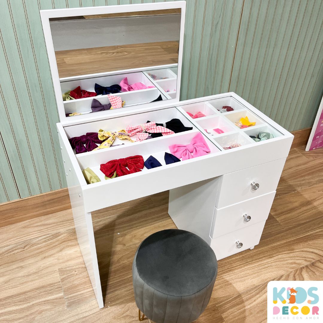 Tocador para Niñas con Diseño Moderno - Kids Decor Colombia