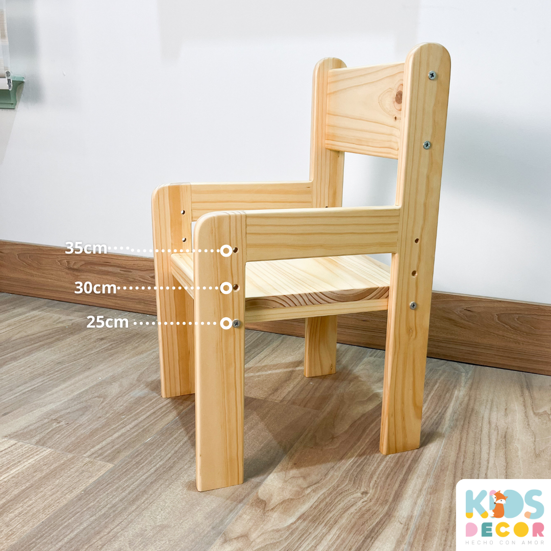 Silla Evolutiva Montessori - Kids Decor Colombia