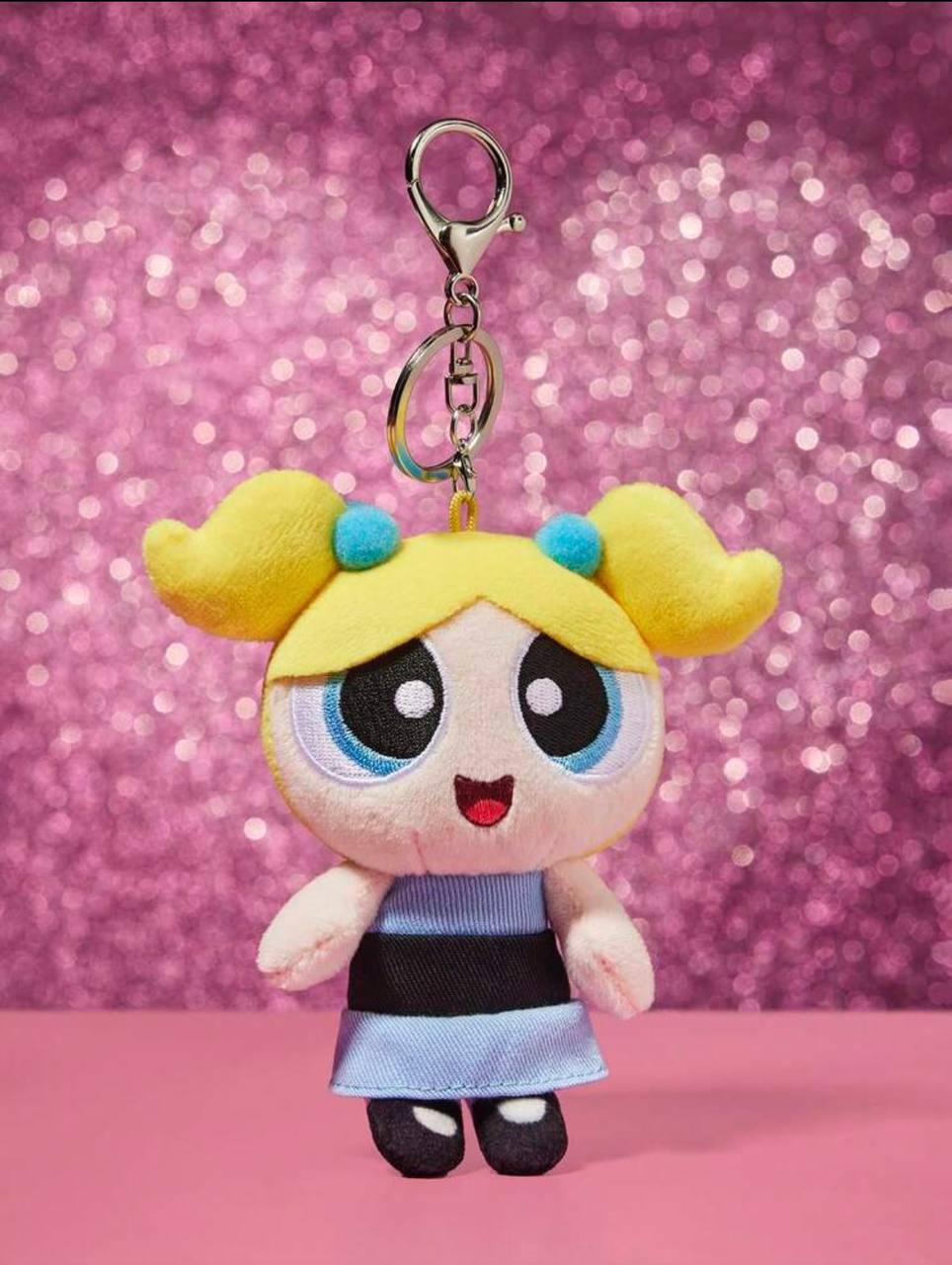 Conjunto Pijama Las Chicas Superpoderosas Niña Manga Larga (2 Piezas) + Llavero Peluche Burbuja