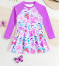 Vestido de Baño Sirenitas con Bolso y Ganchitos para Niña - Kids Decor Colombia